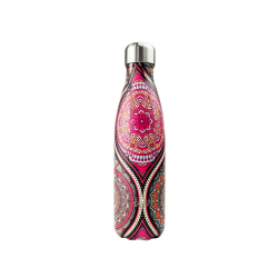 Garrafa Térmica 500ml Mandala - WD365 Fuschia, Coral E Laranja - Wd Lifestyle WD LIFESTYLE WD365MANDALA
