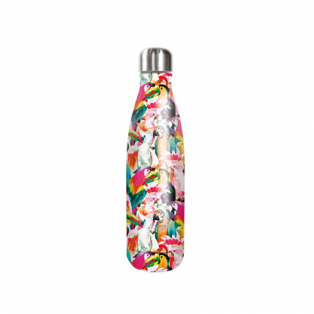 Garrafa Térmica 500ml Papagaios - WD365 Multicolorido - Wd Lifestyle WD LIFESTYLE WD365PAP