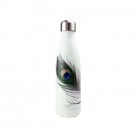 Garrafa Térmica 500ml Pavão - WD365 Branco - Wd Lifestyle WD LIFESTYLE WD365PAVONE