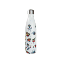 500ml Tattoo Thermal Bottle - WD365 White - Wd Lifestyle WD LIFESTYLE WD365TAT