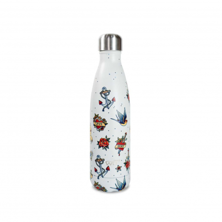 500ml Tattoo Thermal Bottle - WD365 White - Wd Lifestyle WD LIFESTYLE WD365TAT