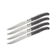 4-Piece Steak Knife Set - Basco Steel And Black - Gefu GEFU GF13940