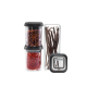 Conjunto de 3 Mini Recipientes Herméticos - Pantry Transparente Y Negro - Gefu GEFU GF12811