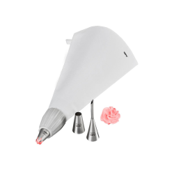 Set de Manga Pastelera 5 Piezas - Decore Inox Y Blanco - Gefu GEFU GF14330