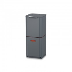 Cubo de Basura 40L Gris - Totem Compact - Joseph Joseph