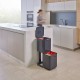 Balde do Lixo 40L Cinza - Totem Compact - Joseph Joseph JOSEPH JOSEPH JJ30065