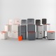 Cubo de Basura 40L Gris - Totem Compact - Joseph Joseph JOSEPH JOSEPH JJ30065