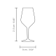 Set of 6 Wine Glasses White - Air Beach - Italesse ITALESSE ITL0050BI