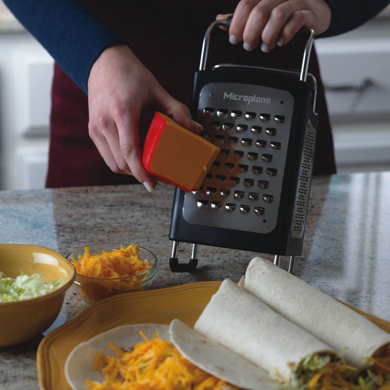 Microplane 4 sided Box Grater black