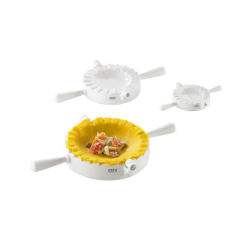Juego de 3 Moldes para Ravioli/Pasta - Verona Blanco - Gefu