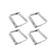 Juego de 4 Pinzas Inox para Mantel - Fermo Gris - Gefu GEFU GF22350