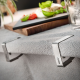 Conjunto de 4 Molas Inox para Toalha de Mesa - Fermo Cinza - Gefu GEFU GF22350