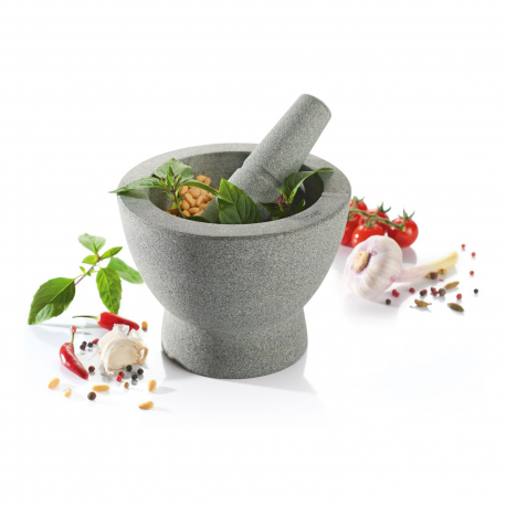 Mortero de Granito 17cm - Crunchy Gris - Gefu GEFU GF35320