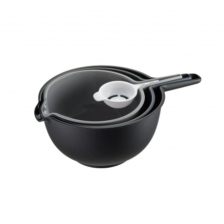Juego de 4 Cuencos - Preparo Negro Y Gris - Gefu GEFU GF89475