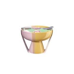 Conjunto Taça e Colher para Gelado Maracujá Smoothie 11cm - Joy Rosa E Amarelo - Asa Selection ASA SELECTION ASA16490286