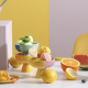 Passion Fruit Smoothie Foot Bowl and Ice Cream Spoon Set 11cm - Joy Pink And Yellow - Asa Selection ASA SELECTION ASA16490286