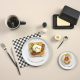 Snack Attack Snack Plate 14cm - Hey! Black - Asa Selection ASA SELECTION ASA17130277