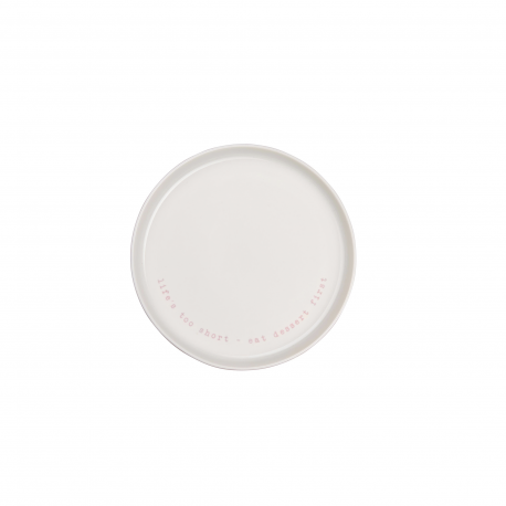 Life's to Short Dessert Plate - Hey! Pink - Asa Selection ASA SELECTION ASA17143277