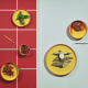 Yellow Plate 14cm - Tapero & Ti Amo Viva Yellow - Asa Selection ASA SELECTION ASA25141530