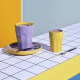 Purple Plate 14cm - Tapero & Ti Amo Viva Purple - Asa Selection ASA SELECTION ASA25141532