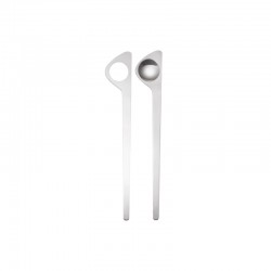 Cubiertos De Ensalada Arne Jacobsen Plata - Stelton STELTON STT023-1