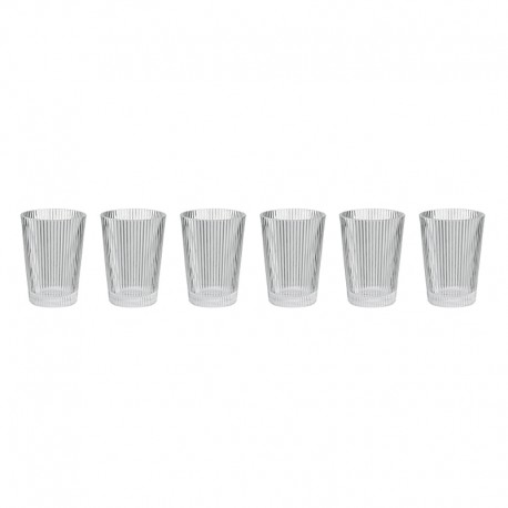 Vasos para Água 6Un - Pilastro Transparente - Stelton STELTON STTX-502