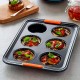 6 Cup Fluted Tart Tin Tray Black - Le Creuset LE CREUSET LC94102939000000