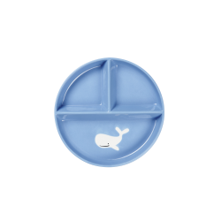 Plato Infantil 18cm Ballena - Buddies Azul - Asa Selection ASA SELECTION ASA49140514