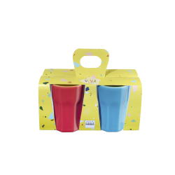 Juego de 4 Vasos 100ml - Tapero & Ti Amo Viva Multicolor - Asa Selection ASA SELECTION ASA55079540
