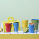 Set of 4 Cups 100ml - Tapero & Ti Amo Viva Multicolour - Asa Selection ASA SELECTION ASA55079540