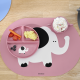 Elephant Kids Plate 18cm - Buddies Pink - Asa Selection ASA SELECTION ASA49146514