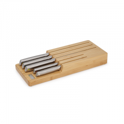 Knife Set with Bamboo Storage Tray - Elevate Steel - Joseph Joseph