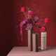 Bordeaux Vase 30cm - Lines & Squares Bordeaux - Asa Selection ASA SELECTION ASA60084622