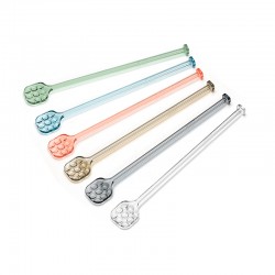 Set of 6 Cocktail Spoons - Tiffany Assorted - Guzzini GUZZINI GZ10790052