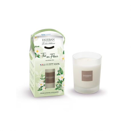 Vela Recargable 180gr Té en Flor - Nature Universe - Esteban Parfums ESTEBAN PARFUMS ESTBTF-016