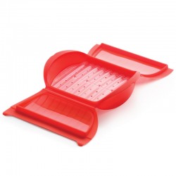 Estojo para Cozinhar a Vapor - Steam Case 3-4P Vermelho - Lekue LEKUE LK3402600R10U004