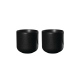 Set of 2 200ml Tea Cups - Coppa Kuro Black - Asa Selection ASA SELECTION ASA19082190