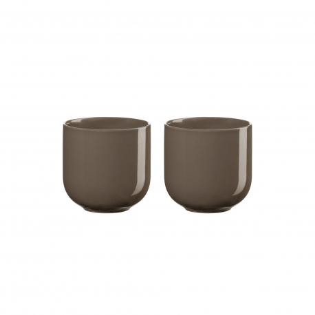 Set of 2 200ml Tea Cups - Coppa Kaori Brown - Asa Selection ASA SELECTION ASA19082211