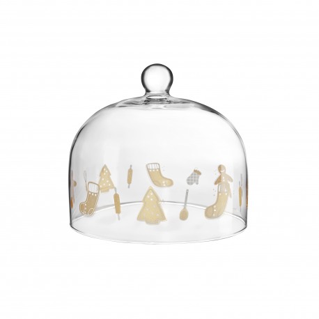 Cookies Glass Cover 20cm - Xmas Transparent - Asa Selection ASA SELECTION ASA5377009