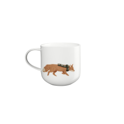 Caneca Raposa Vermelha 400ml - Coppa Winter Animals Branco - Asa Selection ASA SELECTION ASA19492014