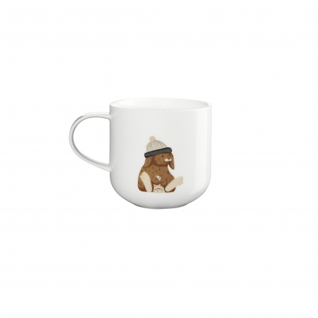 400ml Rabbit Mug - Coppa Winter Animals White - Asa Selection ASA SELECTION ASA19495014