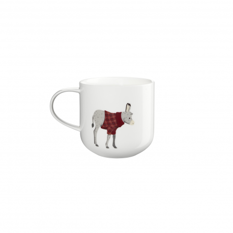 Caneca Burro 400ml - Coppa Winter Animals Branco - Asa Selection ASA SELECTION ASA19497014