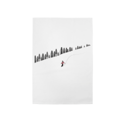 Pano de Cozinha Snowboard - Snow Tracks Branco - Asa Selection ASA SELECTION ASA37812065