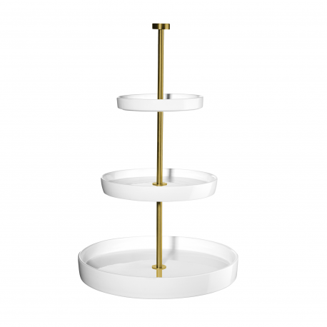 White and Gold 3-Tier Etagere 41cm - Grande White And Gold - Asa Selection ASA SELECTION ASA92154425