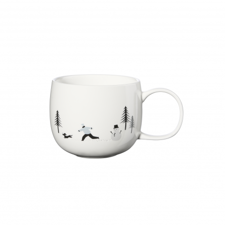 Taza 400ml Perro Salchicha - Joy Snow Tracks Blanco - Asa Selection ASA SELECTION ASA16875286