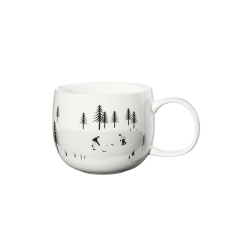 400ml Ice Hockey Mug - Joy Snow Tracks White - Asa Selection ASA SELECTION ASA16878286