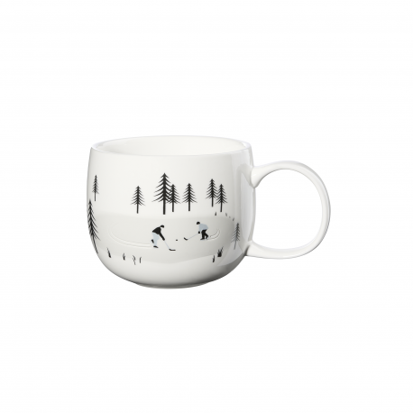 400ml Ice Hockey Mug - Joy Snow Tracks White - Asa Selection ASA SELECTION ASA16878286