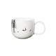 400ml Cat and Mouse Mug - Joy Snow Tracks White - Asa Selection ASA SELECTION ASA16880286
