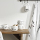 400ml Cat and Mouse Mug - Joy Snow Tracks White - Asa Selection ASA SELECTION ASA16880286