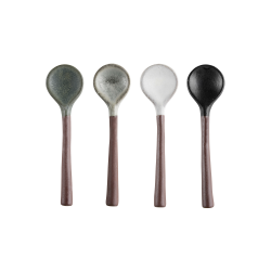 Set 4 Multicoloured Matt Ceramic Spoons 12cm - Umami - Asa Selection ASA SELECTION ASA10961580